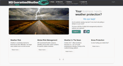 Desktop Screenshot of guaranteedweather.com