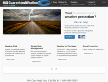 Tablet Screenshot of guaranteedweather.com